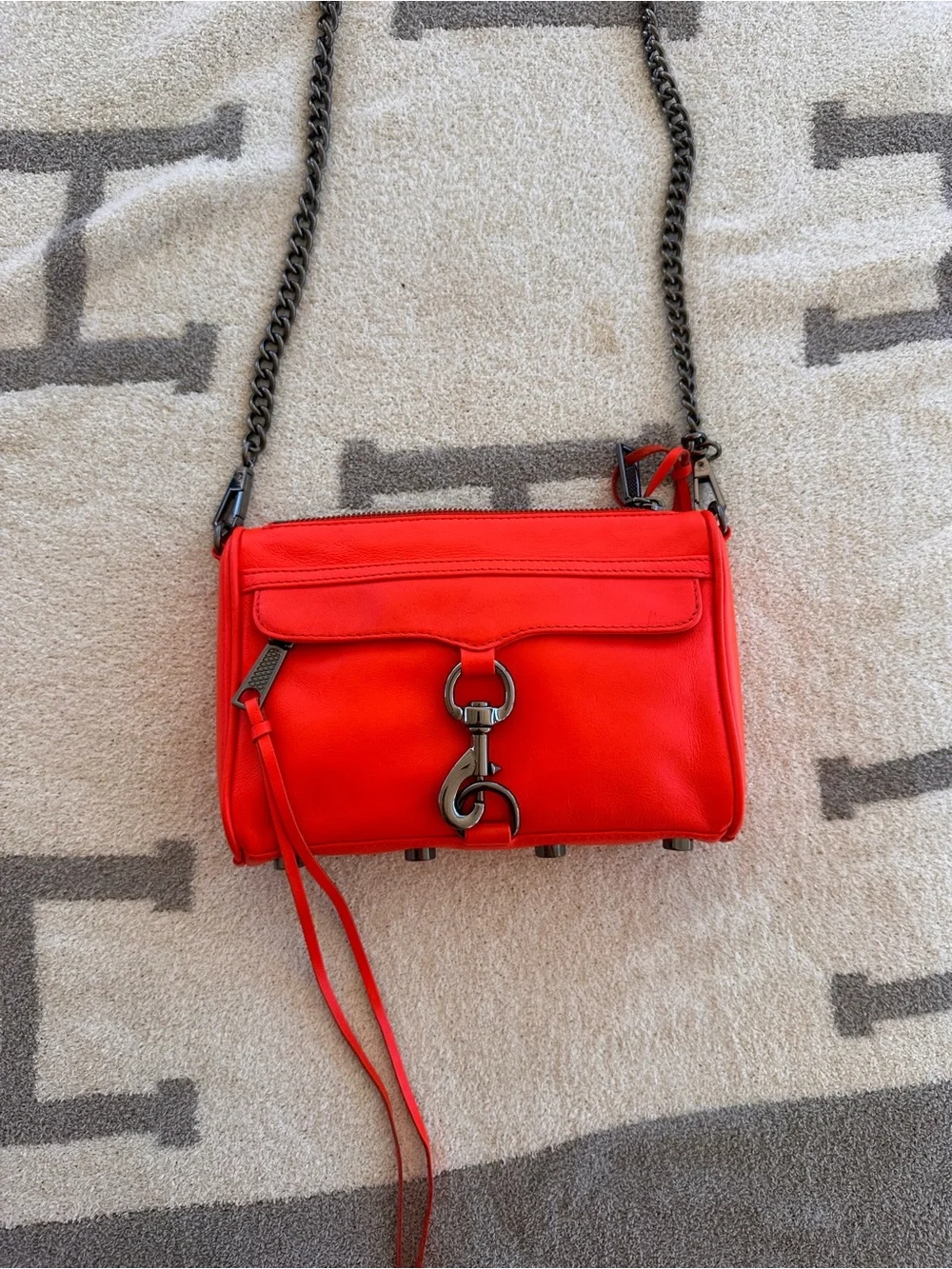 Rebecca Minkoff Red Mini MAC Convertible Crossbody